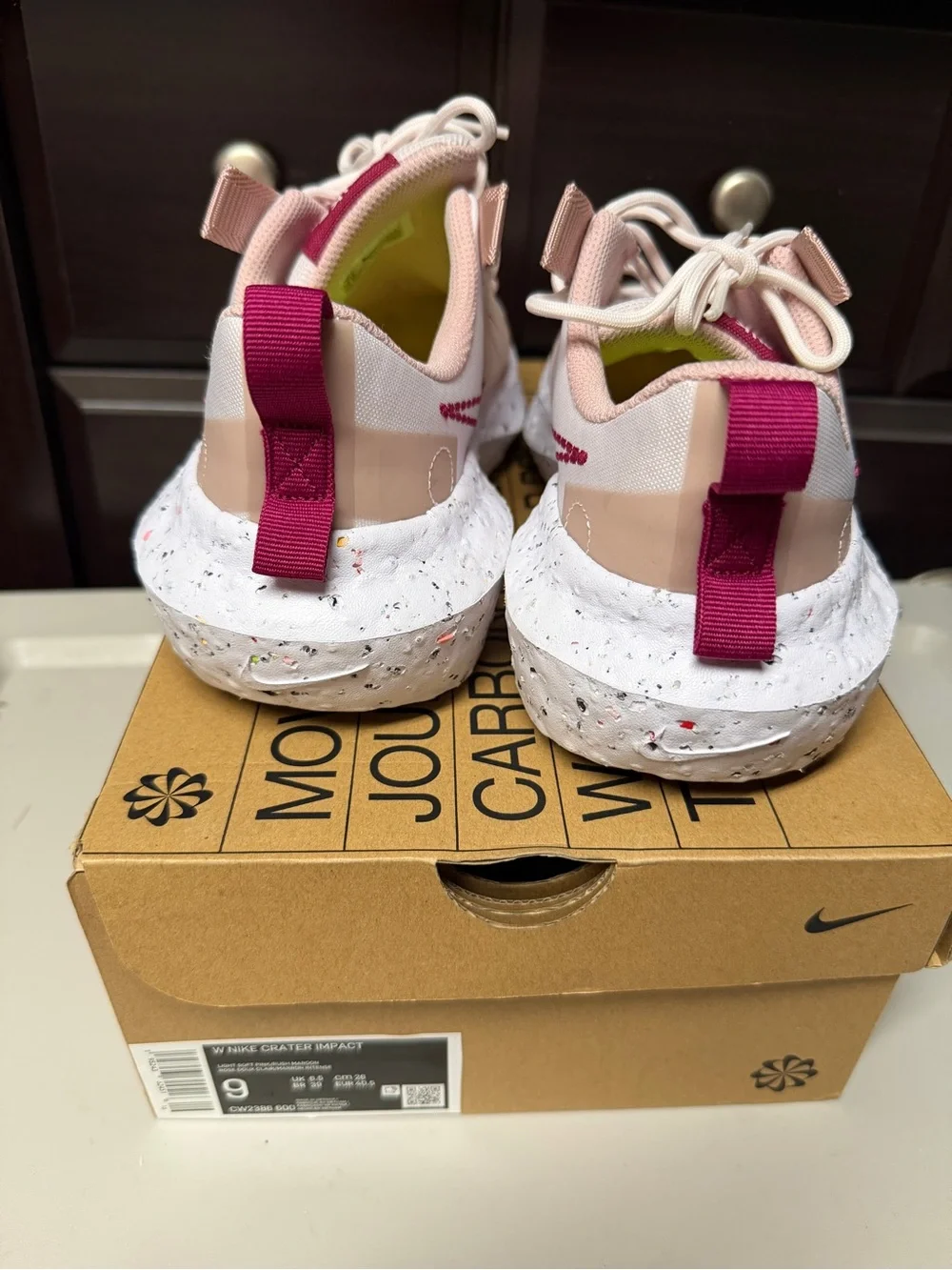 Nike crater impacet pink size 9 w